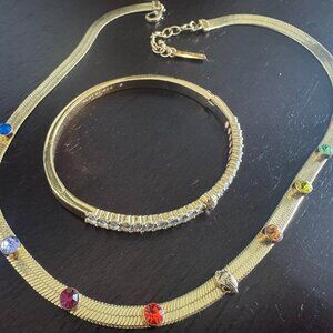 Kurt Geiger London bracelet and necklace+ matching earrings